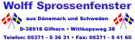 KMF Wolff Gifhorn Sprossenfenster aus Dänemark und Schweden!